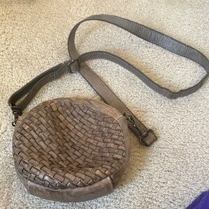 Sundance Woven Brown Crossbody Bag